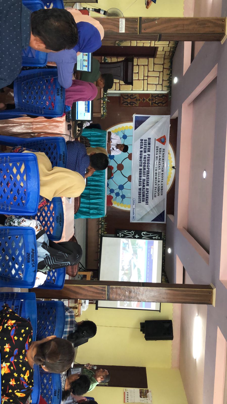 Optimalkan Layanan Administrasi Berbasis Website, Pemdes Hunuth Gelar Bimtek Aplikasi SIM-Desa